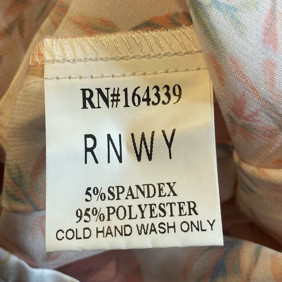 Runaway The Label | NEW Ruby Alani Front Tie Mini Dress in White Floral Size XL - Picture 13 of 13